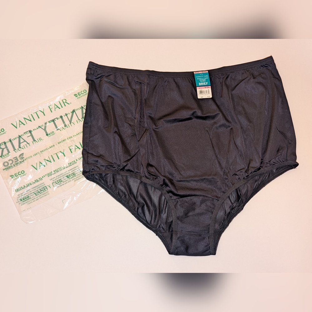 Vanity Fair Perfectly Yours Ravissant Tailored Briefs in Mid Black Sz 10/3XL NWT - Picture 4 of 7